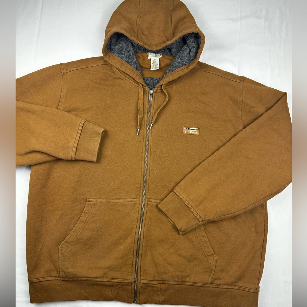 L.L.Bean Men's Katahdin Iron Works Hooded Sweatshirt